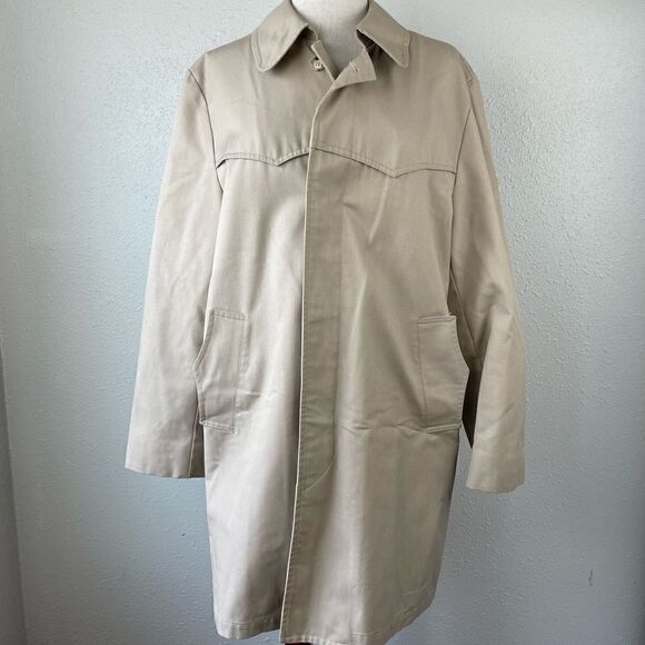 Trench Style Coat Size 40R EUC - Picture 1 of 8